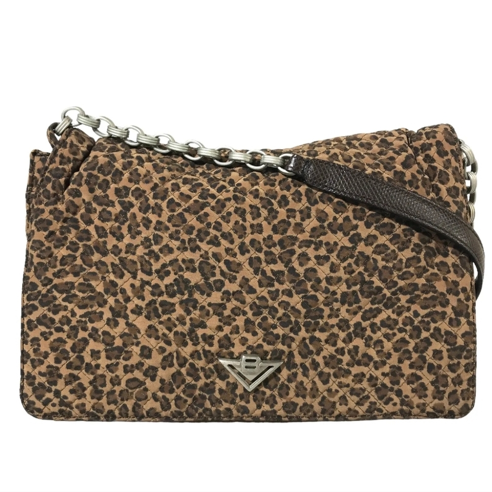 BOTTEGA VENETA NYLON SHOULDER BAG LEOPARD DESIGN 10139701025 MAC - Picture 13 of 13
